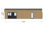 Casa in legno abitabile KAYA 3 RV (Coibentata PLUS, 44 mm + rivestimento), 70 m² specification 4