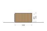 Casa in legno abitabile BELLA 2 RV (Coibentata PLUS, 44 mm + rivestimento), 60 m² specification 3