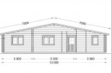 Casa in legno coibentata RIVIERA 100 mq + 20 mq di porticato specification 4