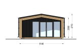 Casetta in legno da giardino PIA PLUS (Coibentata, 34 mm + rivestimento), 5x3 m, 12 m² specification 2
