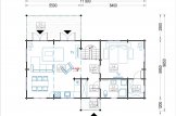 Casa in legno VERA (66 mm), 132 m² + 13.5 m² di porticato specification 1