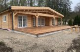 Casa in legno RIVIERA (44+44 mm), 100 m² + 20 m² di porticato customer 2