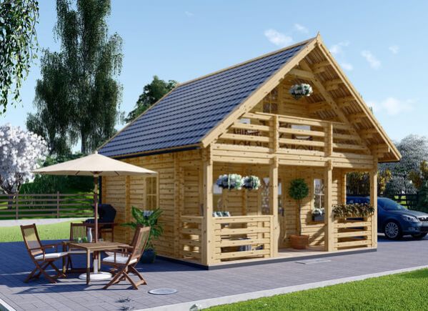 Casa in legno LIVINGTON (Coibentata, 44+44 mm), 50 m² avp.ui.product_images.thumbnail 1