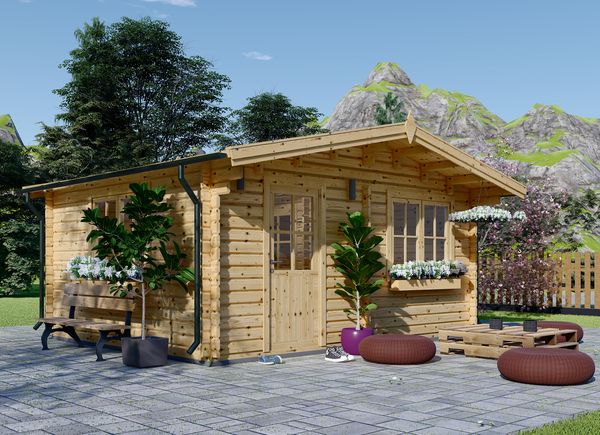 Casetta in legno da giardino NINA (44 mm), 6x6 m, 36 m² avp.ui.product_images.thumbnail 1