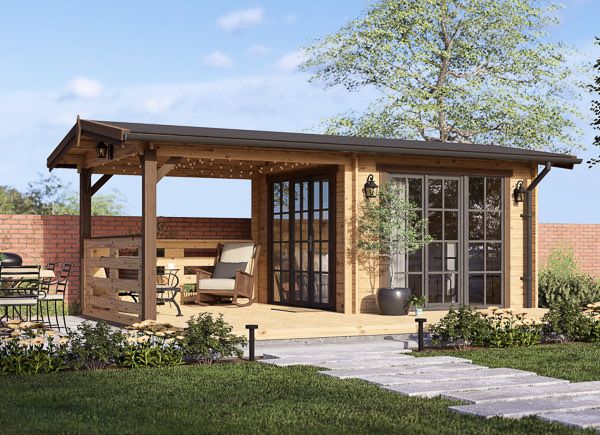Casetta in legno da giardino LILI (34 mm), 6x3 m, 8 m² avp.ui.product_images.thumbnail 1