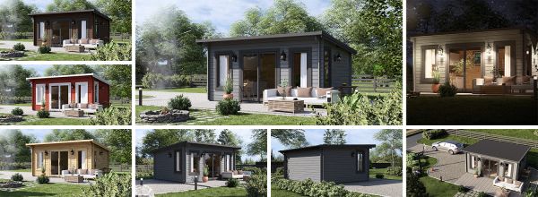 Casetta in legno da giardino ESSEX (44 mm), 5x4 m, 20 m²