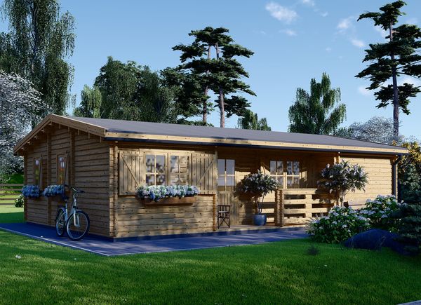 Casa in legno UZES (66 mm), 70 m² avp.ui.product_images.thumbnail 1