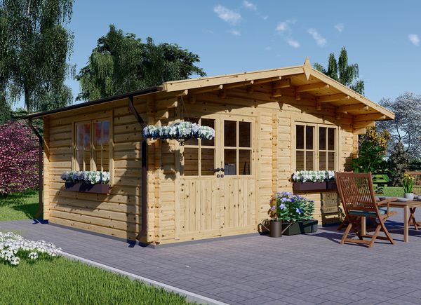 Casetta in legno da giardino LILLE (44 mm), 4x5 m, 20 m² avp.ui.product_images.thumbnail 1