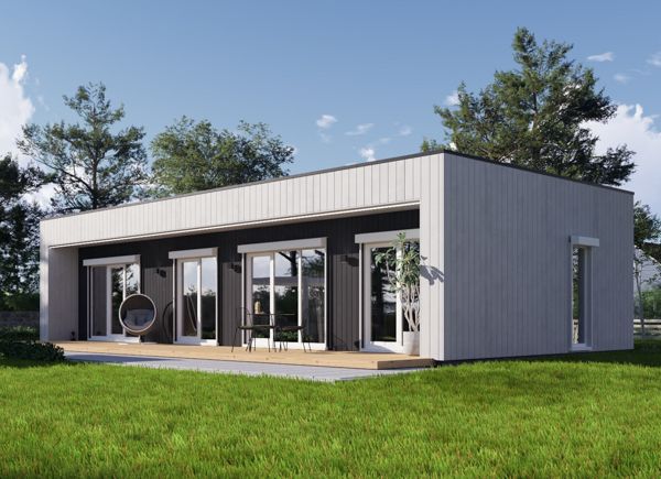 Casa prefabbricata abitabile KAYA 3 PV S (44 mm + rivestimento), 70 m² thumbnail 1