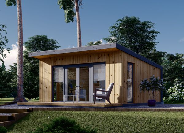 Casetta in legno da giardino EVELIN (34 mm + rivestimento), 5x5 m, 25 m² avp.ui.product_images.thumbnail 1