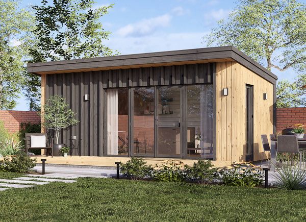 Casetta in legno da giardino EVELIN PLUS (Coibentata, 34 mm + rivestimento), 6x3 m, 18 m² avp.ui.product_images.thumbnail 1