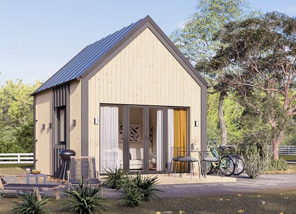 Casa in legno abitabile SALLY RV (Coibentata PLUS, 44 mm + rivestimento), 20 m² avp.ui.product_images.thumbnail 1