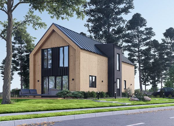 Casa in legno abitabile INGRID RV (Coibentata PLUS, 44 mm + rivestimento), 137 m² avp.ui.product_images.thumbnail 1