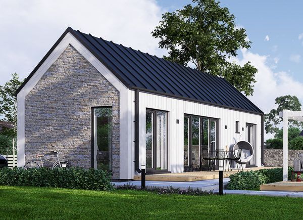 Casa prefabbricata abitabile ADALINE PV (Coibentata PLUS, 44 mm + rivestimento), 42 m² avp.ui.product_images.thumbnail 1