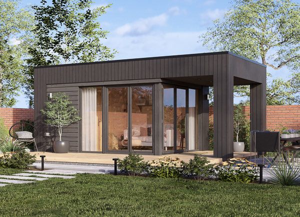 Casetta in legno da giardino INES PLUS con porticato (34 mm + rivestimento), 6x3 m, 18 m² avp.ui.product_images.thumbnail 1