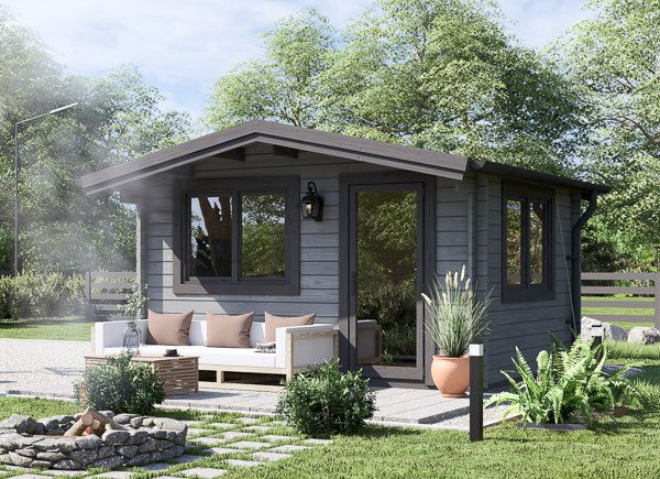 Casetta in legno da giardino DREUX (44 mm), 4x3 m, 12 m² avp.ui.product_images.thumbnail 1