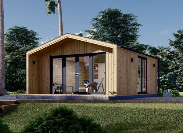 Casetta in legno da giardino PIA S (34 mm + rivestimento), 5x5 m, 25 m² avp.ui.product_images.thumbnail 1