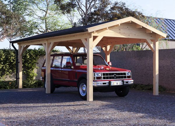 Tettoia auto in legno CLASSIC, 3x6 m, 18 m² avp.ui.product_images.thumbnail 1