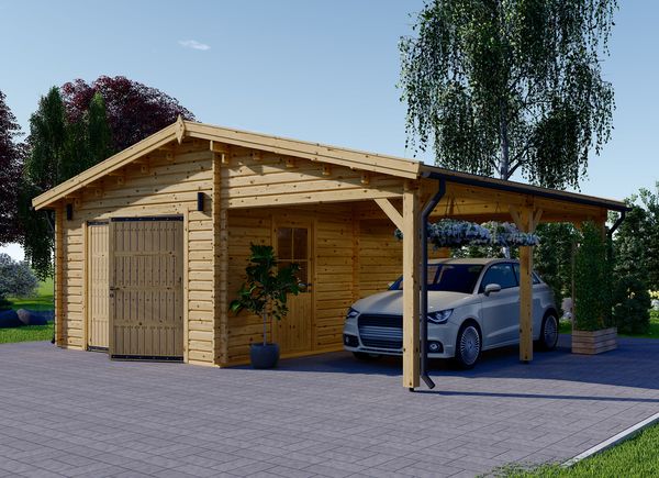 Garage In Legno Un Box Auto Straordinario E Conveniente
