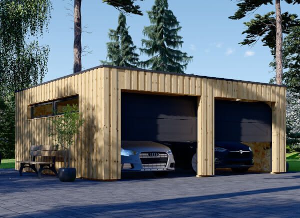 Garage in legno: un box auto straordinario e conveniente