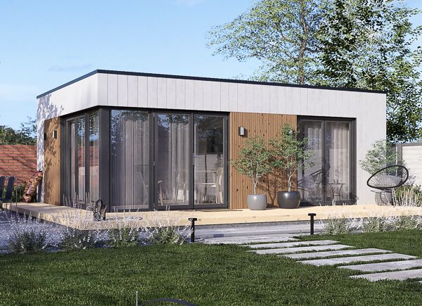 Ufficio in legno da giardino PREMIUM (34 mm + rivestimento), 6.5x4.5 m, 26 m² avp.ui.product_images.thumbnail 1