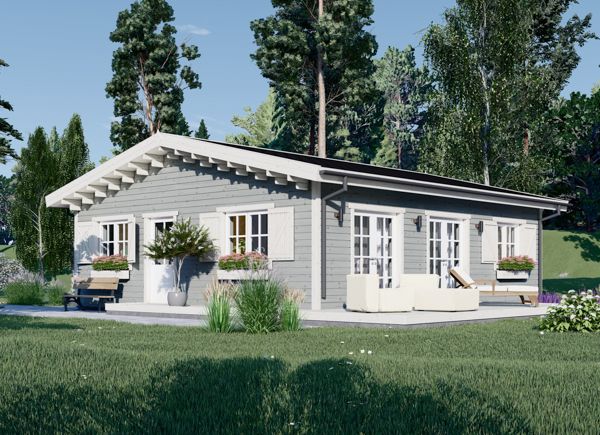 Casa in legno abitabile ALICE S (44 mm + rivestimento), 63 m² avp.ui.product_images.thumbnail 1
