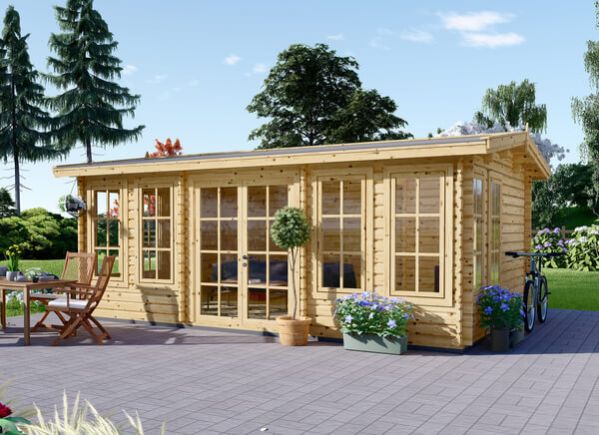 Casetta in legno da giardino DEVON (44 mm), 6x4 m, 24 m² avp.ui.product_images.thumbnail 1