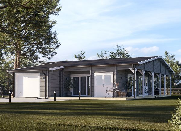 Casa in legno RIVIERA S (44+44 mm), 130 m² avp.ui.product_images.thumbnail 1