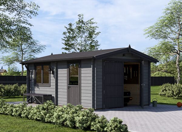 Garage in legno CLASSIC (34 mm), 3.6x5.4 m, 20 m² avp.ui.product_images.thumbnail 1