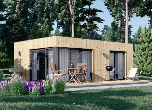 Casa in legno PREMIUM (Coibentata, 34 mm + rivestimento), 6.5x4.5 m, 30 m² avp.ui.product_images.thumbnail 1