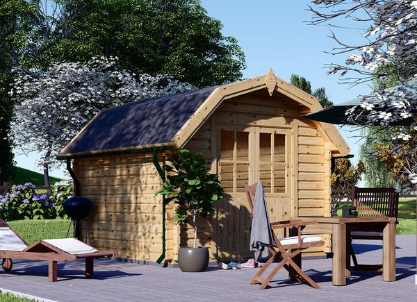 Casetta in legno da giardino ORLANDO (34 mm), 3x3 m, 9 m² avp.ui.product_images.thumbnail 1