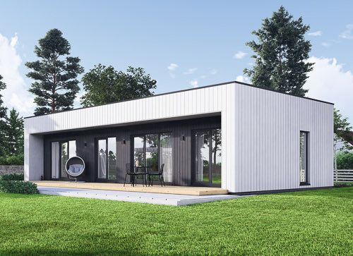 Casa prefabbricata abitabile KAYA 3 PV (Coibentata PLUS, 44 mm + rivestimento), 70 m² avp.ui.product_images.thumbnail 1