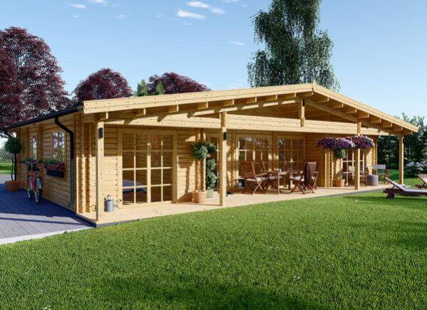 Casa in legno RIVIERA (66 mm), 100 m² + 20 m² di porticato avp.ui.product_images.thumbnail 1