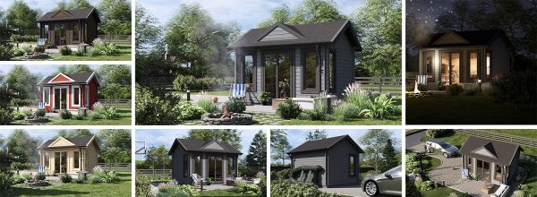 Casetta in legno da giardino CLOCKHOUSE (44 mm), 4x3 m, 12 m²