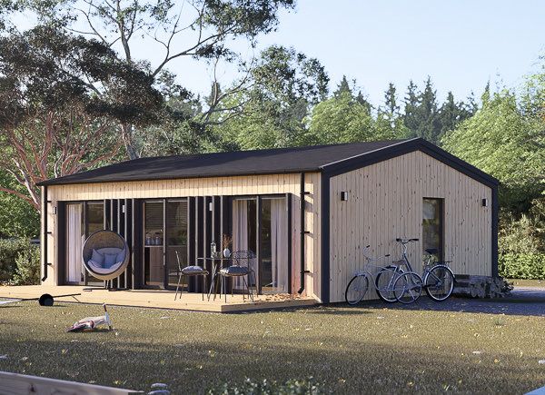 Casa in legno ANGELA (44 mm + rivestimento), 43 m² avp.ui.product_images.thumbnail 1