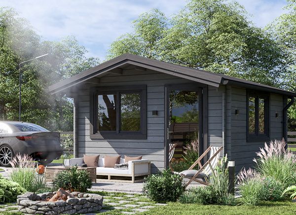 Casetta in legno da giardino DREUX (44 mm), 4x4 m, 16 m² avp.ui.product_images.thumbnail 1