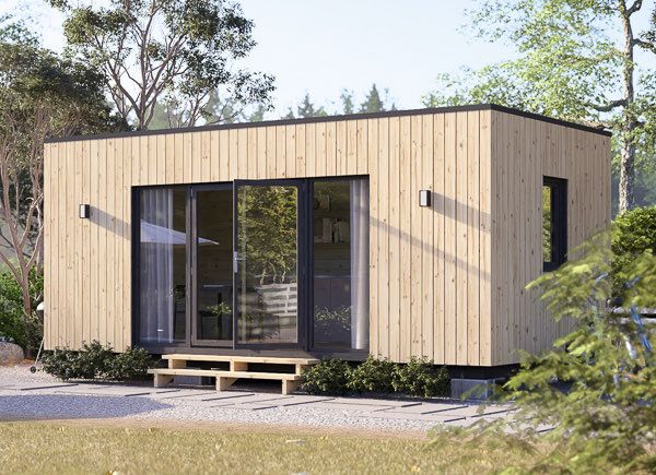 Casa mobile PREMIUM M (34 mm + rivestimento), 6x3 m, 15 m² avp.ui.product_images.thumbnail 1