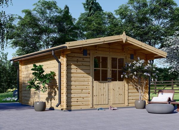 Casetta in legno da giardino PALMA (34 mm), 4x4 m, 16 m² avp.ui.product_images.thumbnail 1