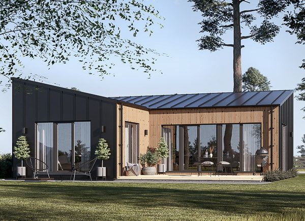 Casa prefabbricata abitabile GINNY PV (Coibentata PLUS, 44 mm + rivestimento), 49 m² avp.ui.product_images.thumbnail 1