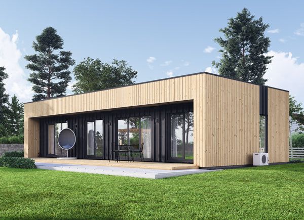 Casa in legno abitabile KAYA 3 RV (Coibentata PLUS, 44 mm + rivestimento), 70 m² avp.ui.product_images.thumbnail 1