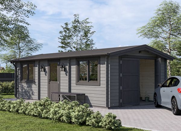 Garage in legno CLASSIC (44 mm), 4x7.5 m, 30 m² avp.ui.product_images.thumbnail 1