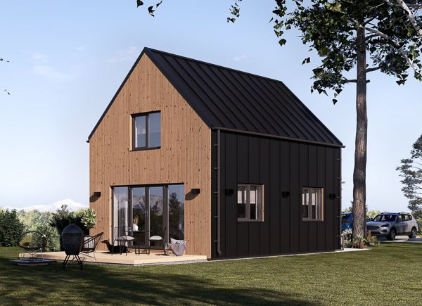 Casa prefabbricata abitabile ALINA PV (Coibentata PLUS, 44 mm + rivestimento), 46 m² avp.ui.product_images.thumbnail 1