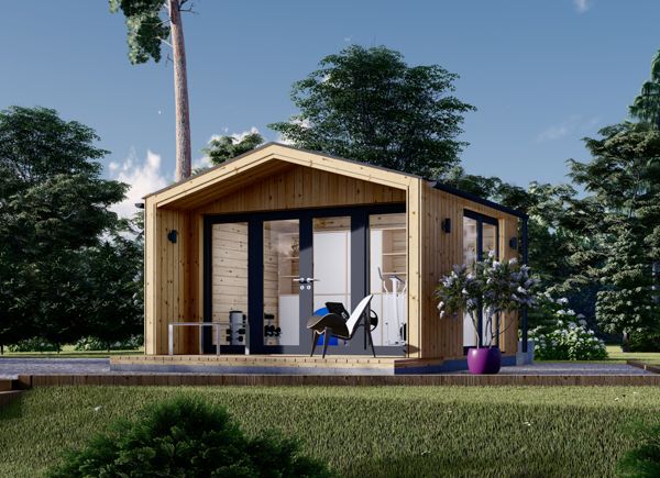 Casetta in legno da giardino PIA (34 mm + rivestimento), 4x3 m, 12 m² avp.ui.product_images.thumbnail 1