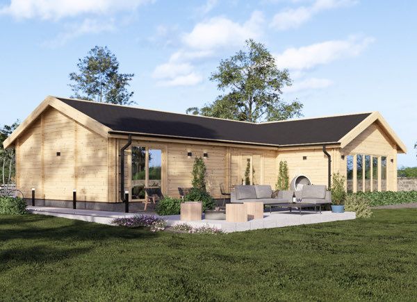 Casa in legno VALENTINA S (44+44 mm), 118 m² avp.ui.product_images.thumbnail 1