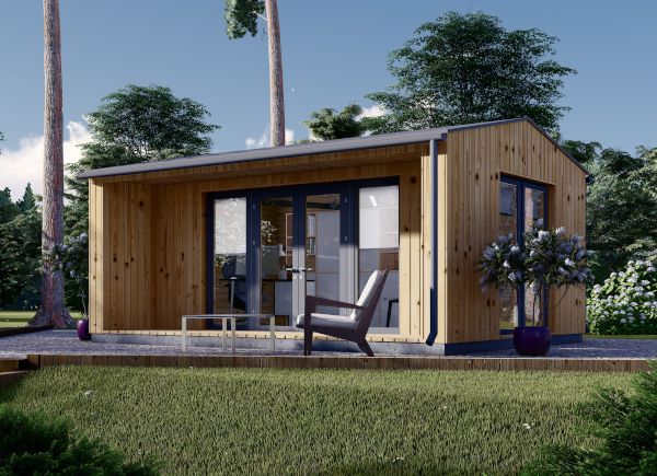 Ufficio in legno da giardino TINA (34 mm + rivestimento), 5.5x4 m, 16.5 m² avp.ui.product_images.thumbnail 1