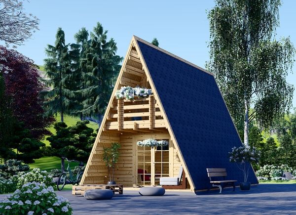 Casetta in legno da giardino TIPI (44 mm), 4.5x7 m, 23 m² +14 m² soppalco avp.ui.product_images.thumbnail 1