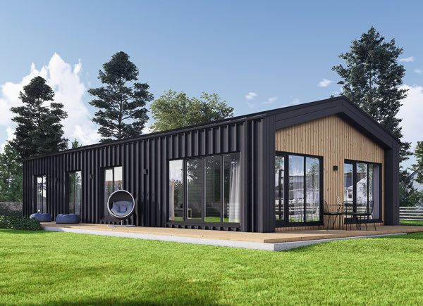 Casa in legno abitabile ROBERTA RV (Coibentata PLUS, 44 mm + rivestimento), 95 m² avp.ui.product_images.thumbnail 1