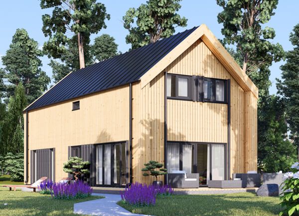Casa in legno INGRID S (Coibentata, 44 mm + rivestimento), 170 m² avp.ui.product_images.thumbnail 1