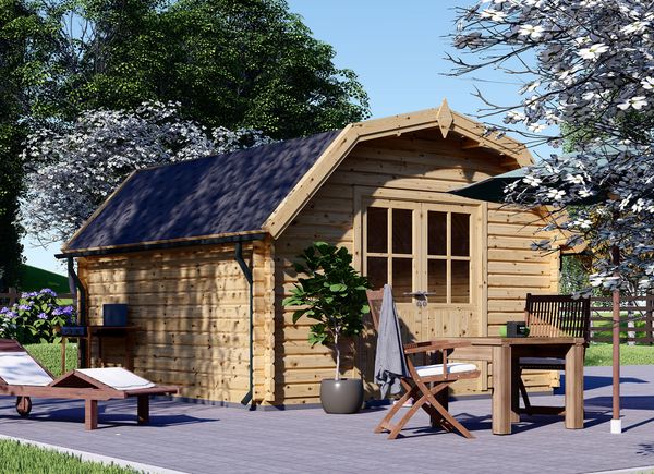 Casetta in legno da giardino ORLANDO (34 mm), 4x4 m, 16 m² avp.ui.product_images.thumbnail 1