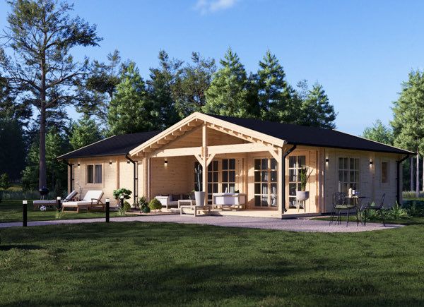 Casa in legno abitabile ADELE S (Coibentata, 44+44 mm), 60 m² avp.ui.product_images.thumbnail 1